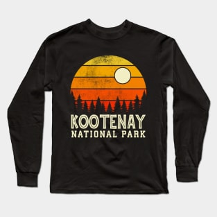 Kootenay national park retro vintage Long Sleeve T-Shirt